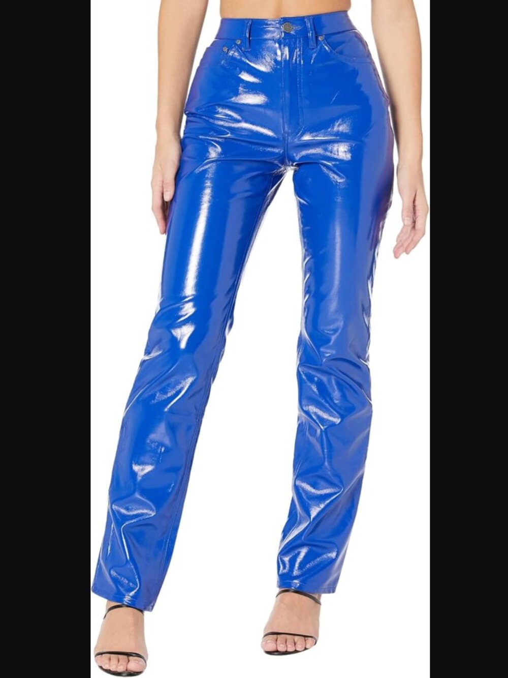 AFRM Heston Patent High-Rise Straight Leg